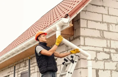 Pose et remplacement de gouttières à Houssière